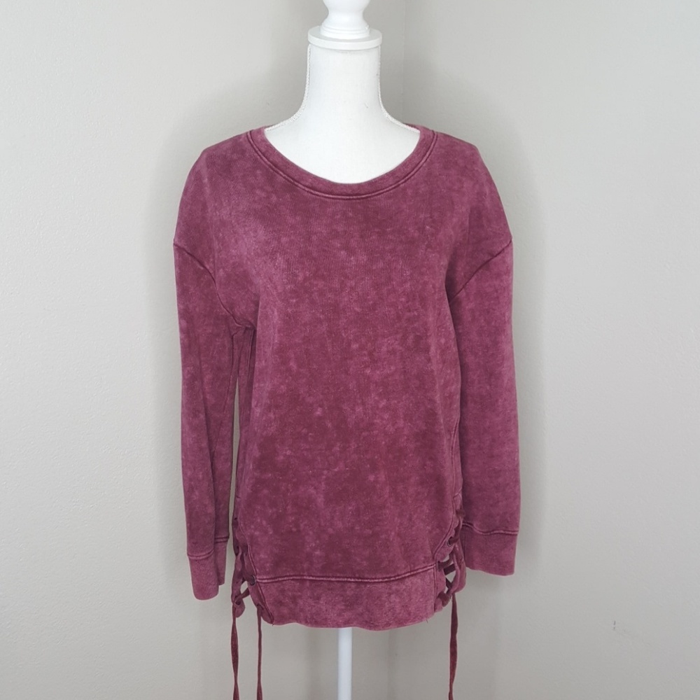 Madden NYC Red G.I Jane Sweatshirt